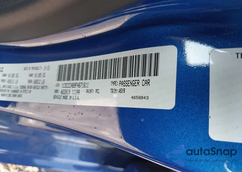 2015 Chrysler 200 Limited from USA, damaged, VIN 1C3CCCAB9FN671611